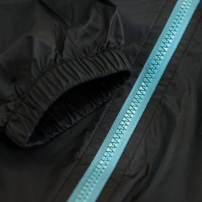 Pika Babies Newt All in One Ski Suit (Black/Brittany Blue)