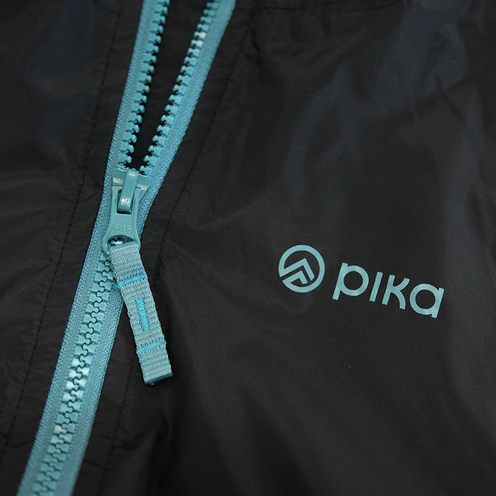 Pika Babies Newt All in One Ski Suit (Black/Brittany Blue)