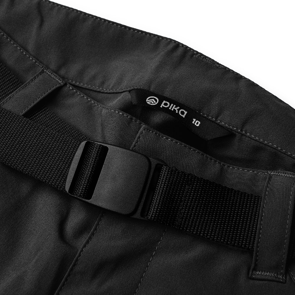 Womens Cheviot Trousers (Black)