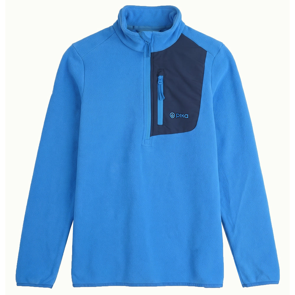 Womens Elbrus Half Zip Fleece (Blue)