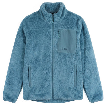 Womens Kasbek High Pile Full Zip Fleece (Brittany Blue)