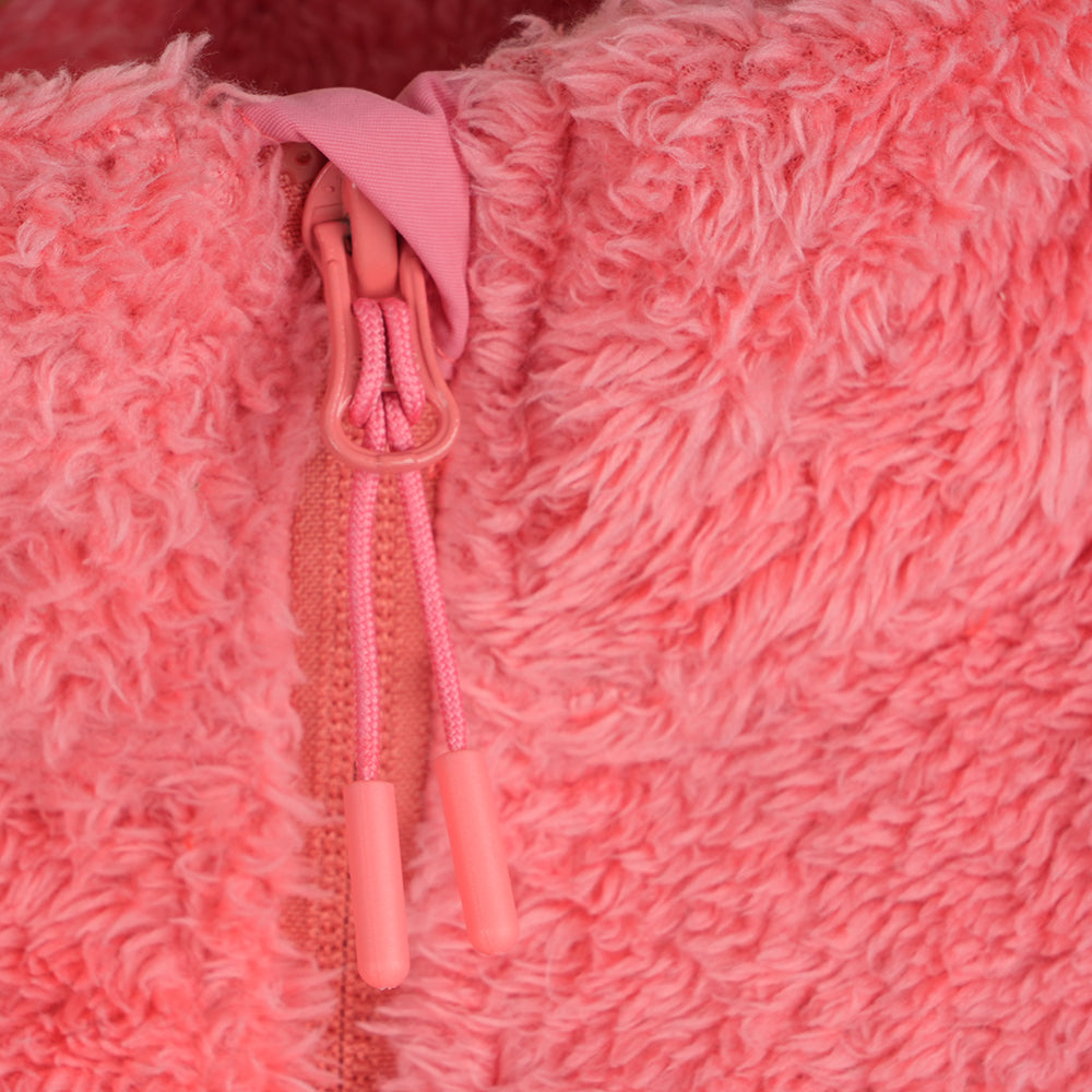Womens Kasbek High Pile Full Zip Fleece (Spiced Coral)