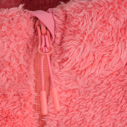 Womens Kasbek High Pile Full Zip Fleece (Spiced Coral)