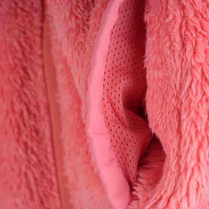 Womens Kasbek High Pile Full Zip Fleece (Spiced Coral)