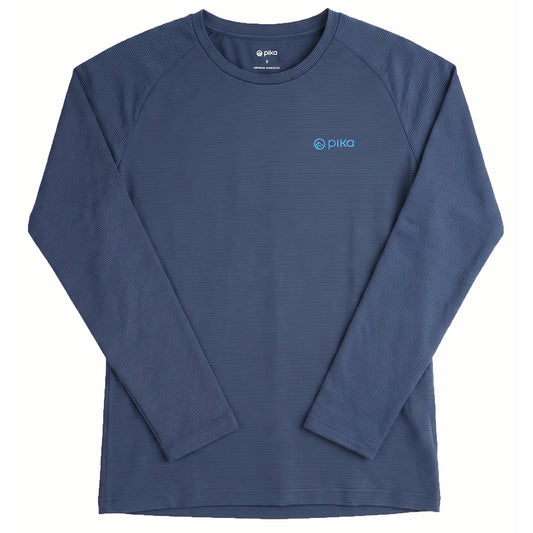 Womens Monte Rosa LS Tee (Blue)